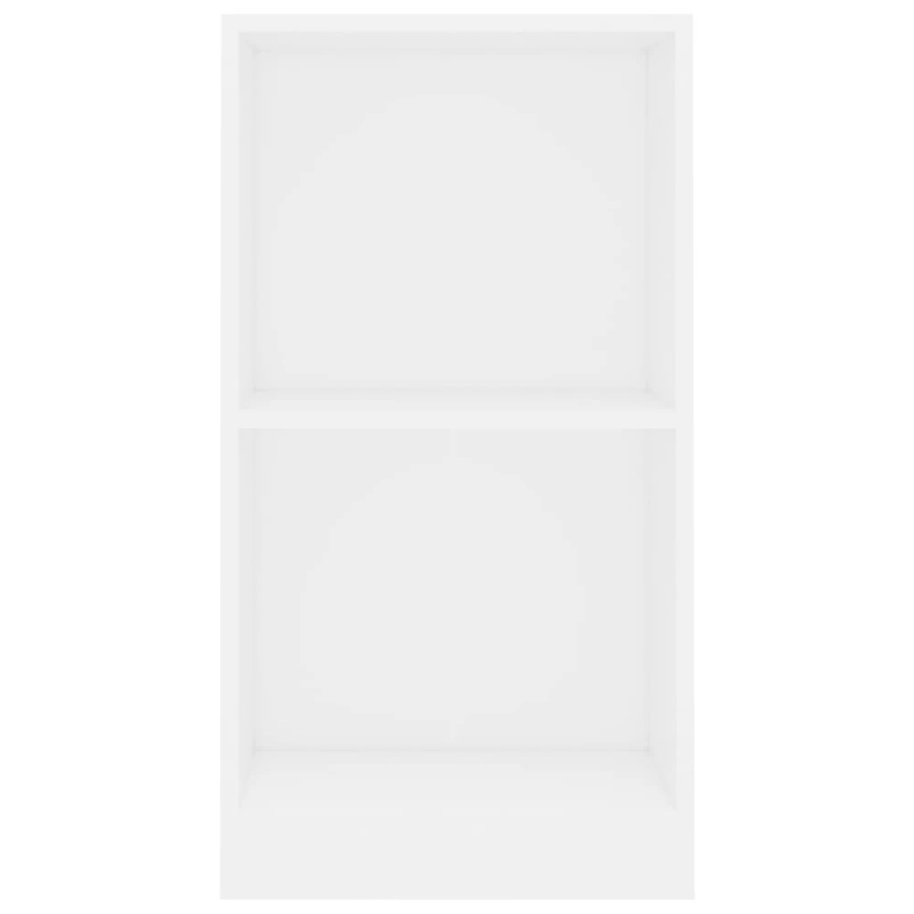 Lentyna knygoms, baltos spalvos, 40x24x75cm, apdirbta mediena