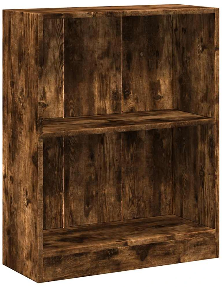 Lentyna knygoms, dūminio ąžuolo spalvos, 60x24x76 cm, mediena
