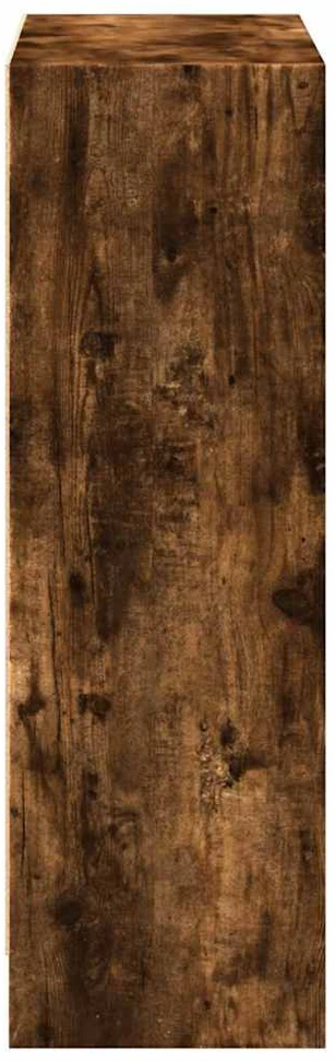 Lentyna knygoms, dūminio ąžuolo spalvos, 60x24x76 cm, mediena