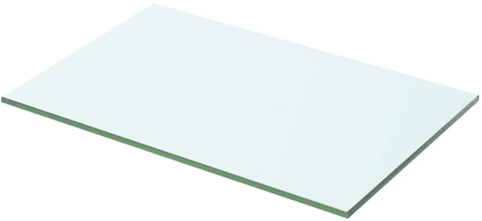 Lentynos plokštė, skaidrus stiklas, 50x25 cm