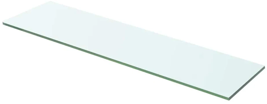 Lentynos plokštė, skaidrus stiklas, 60x12 cm