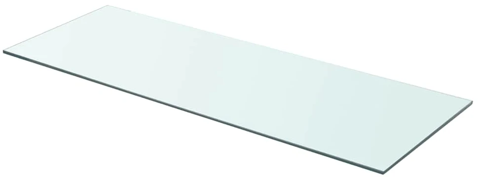 Lentynos plokštė, skaidrus stiklas, 80x30 cm