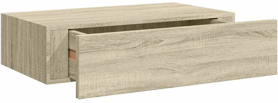 Lentynos su stalčiais, 2vnt., ąžuolo, 40x23,5x10cm, MDF