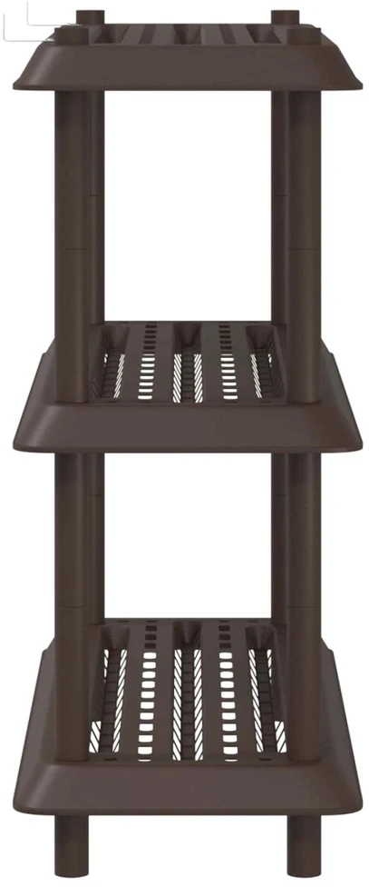 Lentynų sistema 3 lygiai 100 x 40 x 96 cm PP Ruda