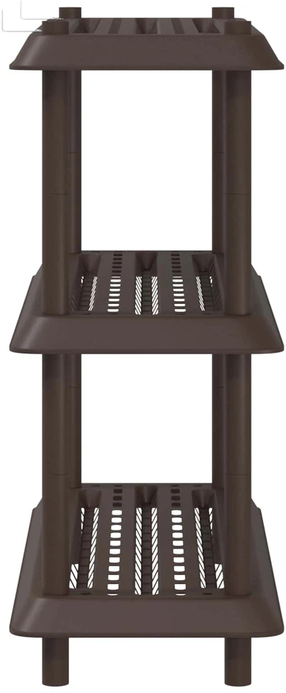 Lentynų sistema 3 lygiai 100 x 40 x 96 cm PP Ruda