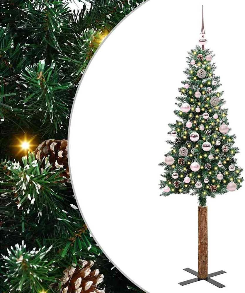 Lieknas Kalėdų eglutė Žalia 150 cm PVC ir kietasis pušų medis