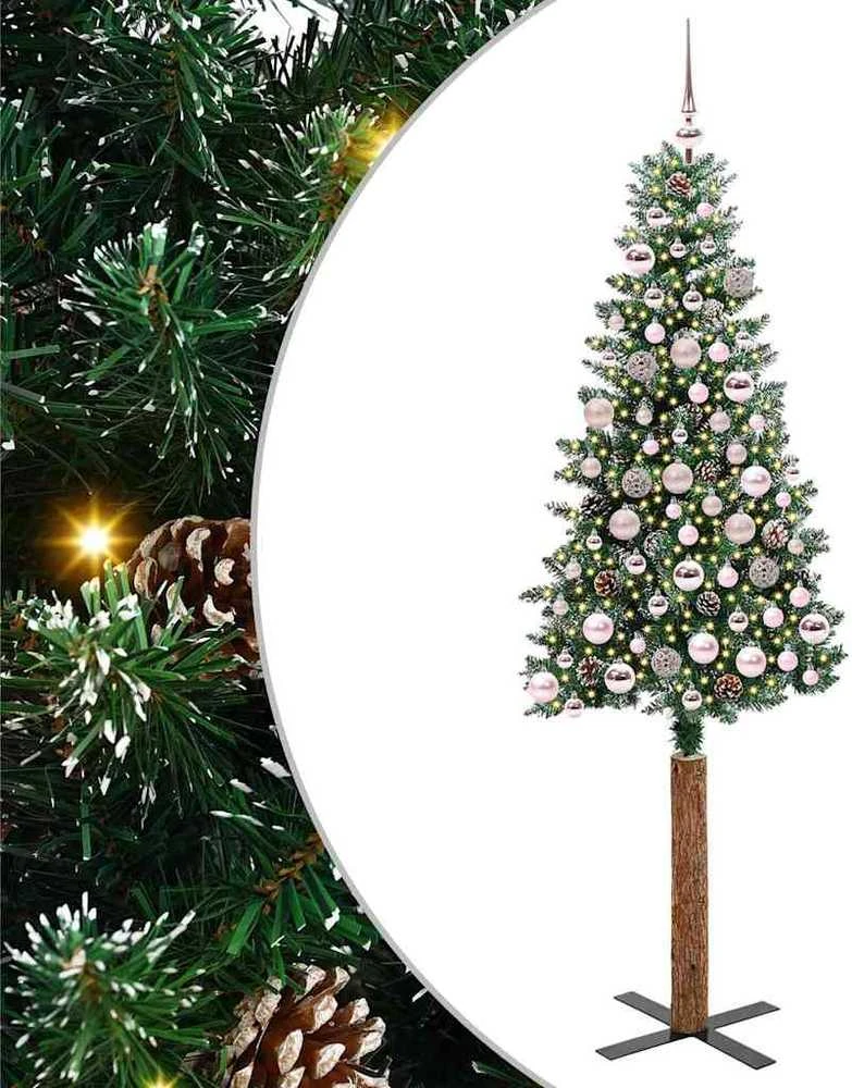 Lieknas Kalėdų eglutė Žalia 180 cm PVC ir kietasis pušų medis