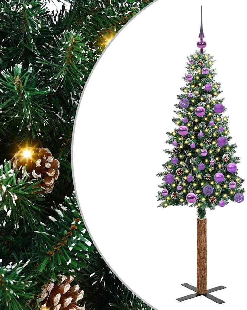 Lieknas Kalėdų eglutė Žalia 150 cm PVC ir kietasis pušų medis