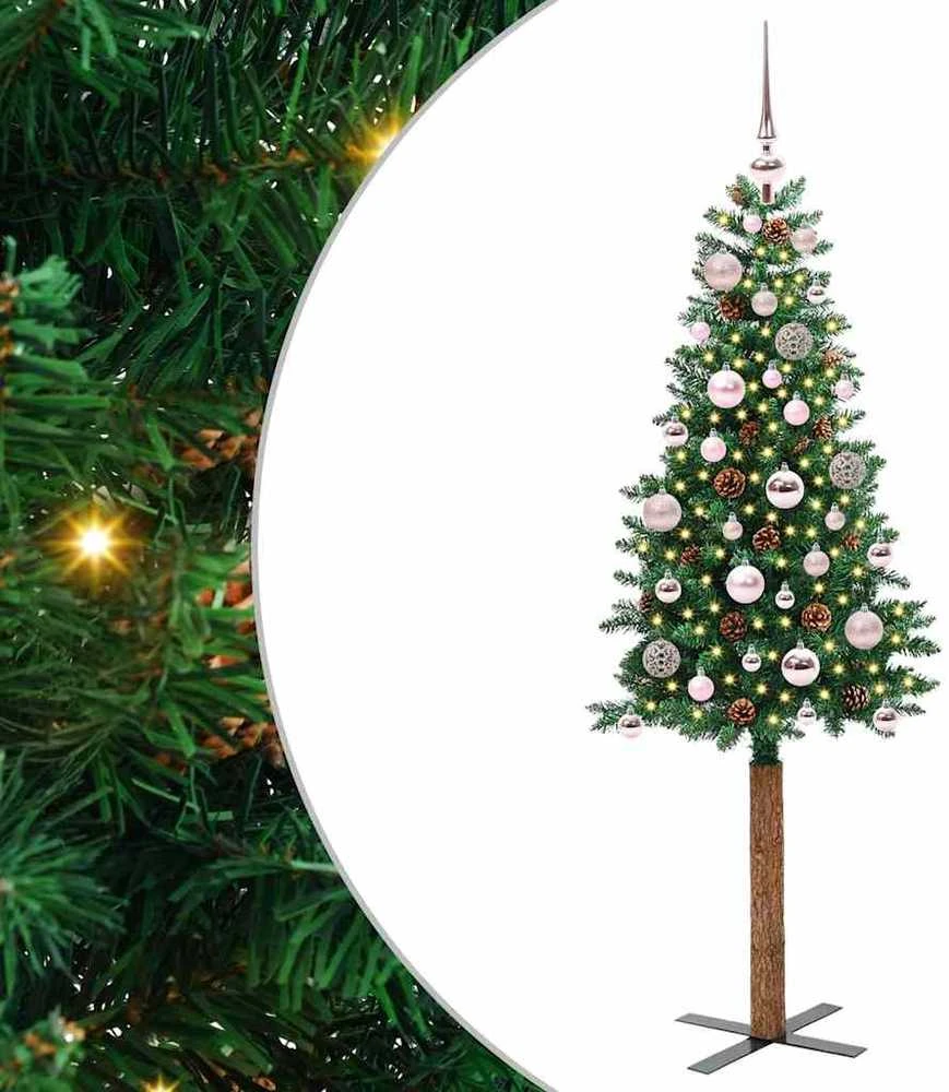 Lieknas Kalėdų eglutė Žalia 150 cm PVC ir kietasis pušų medis
