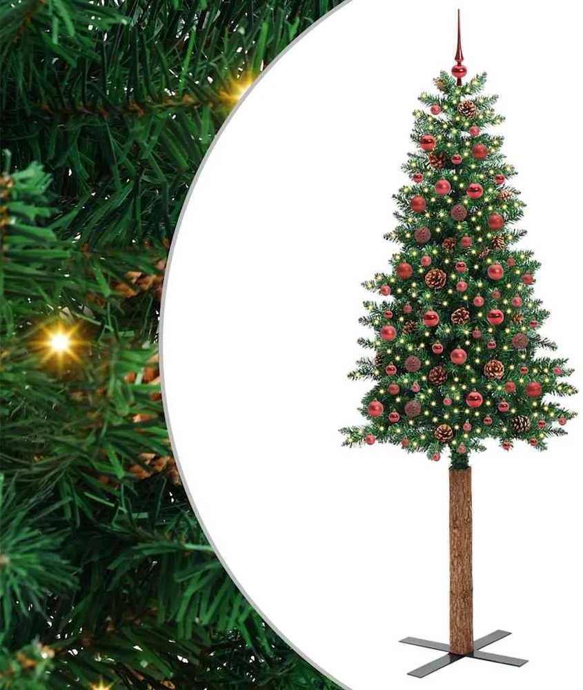 Lieknas Kalėdų eglutė Žalia 210 cm PVC ir kietasis pušų medis