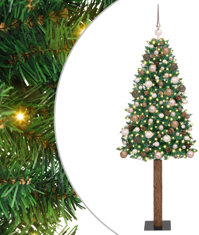 Lieknas Kalėdų eglutė Žalia 210 cm PVC ir kietasis pušų medis