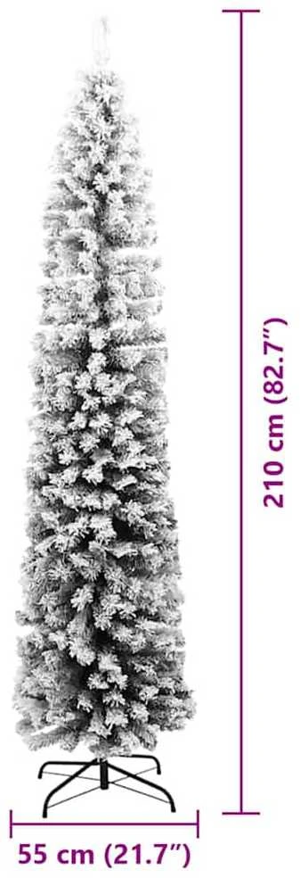 Dirbtinė Kalėdų eglutė Žalia 210 cm PVC, plienas ir plastikas