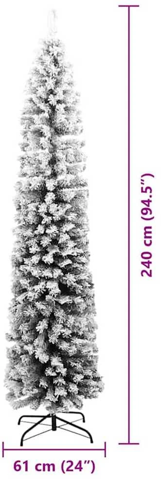 Dirbtinė Kalėdų eglutė Žalia 240 cm PVC, plienas ir plastikas