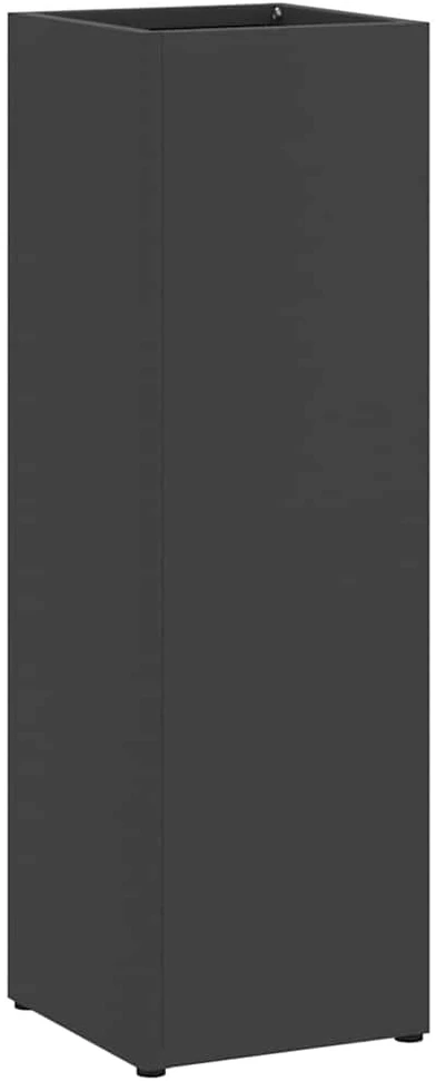 Lietaus skėtis stovas Juoda 15,5 x 15,5 x 49 cm Plienas