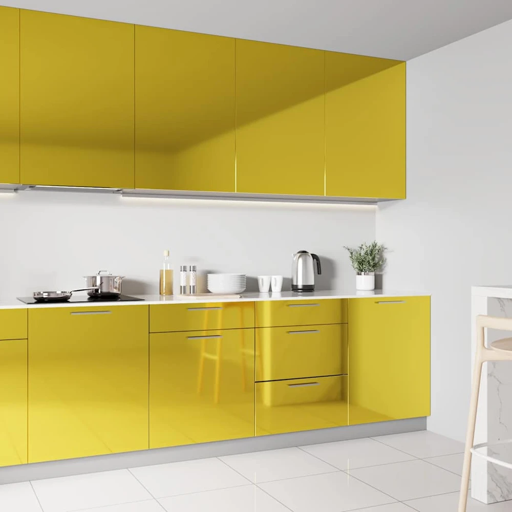 Lipni plėvelė baldams, auksinės spalvos, 500x90cm, PVC, blizgi
