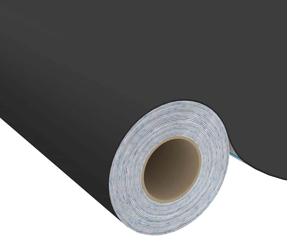 Lipni plėvelė baldams, juodos spalvos, 500x90cm, PVC