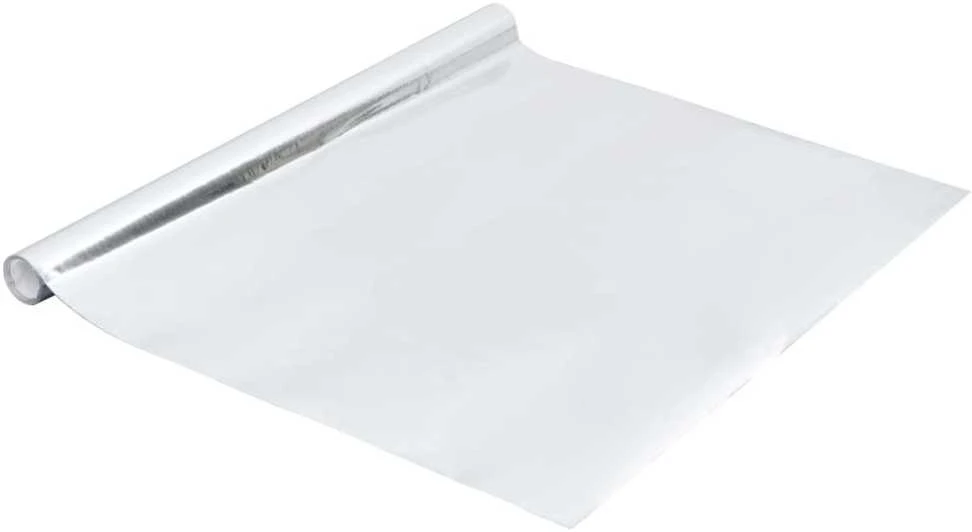 Lipni plėvelė baldams, sidabrinė, 500x90cm, PVC, blizgi