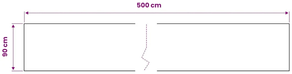 Lipnios plėvelės baldams, 2vnt., baltos, 500x90cm, PVC
