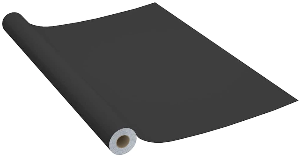 Lipnios plėvelės baldams, 2vnt., juodos, 500x90cm, PVC