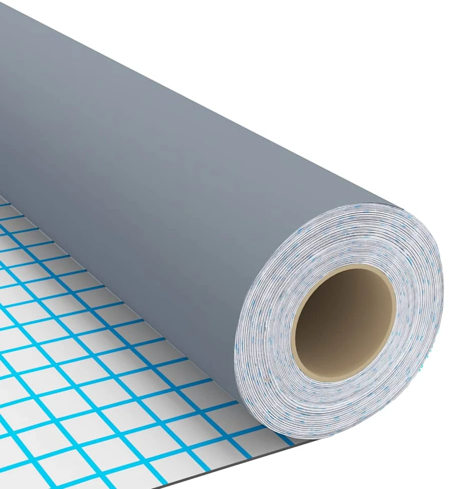Lipnios plėvelės baldams, 2vnt., pilkos, 500x90cm, PVC