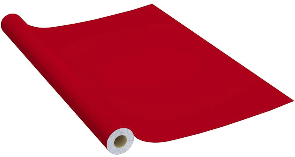 Lipnios plėvelės baldams, 2vnt., raudonos, 500x90cm, PVC