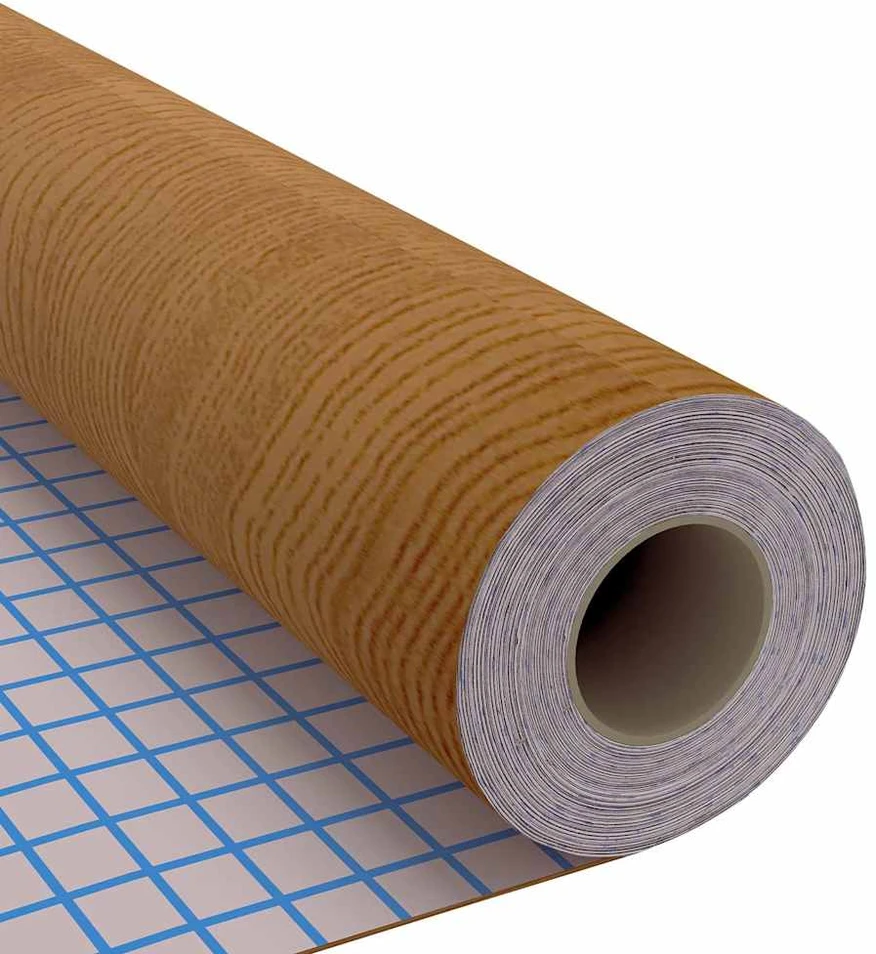 Lipnios plėvelės durims, 2vnt., šviesi ąžuolo, 210x90cm, PVC