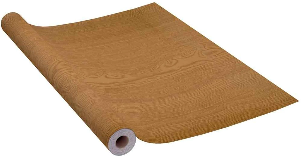 Lipnios plėvelės durims, 2vnt., šviesi ąžuolo, 210x90cm, PVC