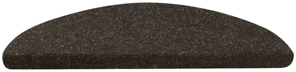 Lipnūs laiptų kilimėliai, 10vnt., antracito spalvos, 56x17x3cm