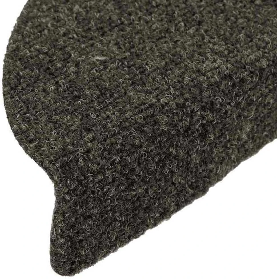 Lipnūs laiptų kilimėliai, 10vnt., antracito, 56x17x3cm