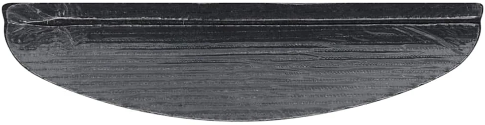 Lipnūs laiptų kilimėliai, 10vnt., antracito spalvos, 56x17x3cm