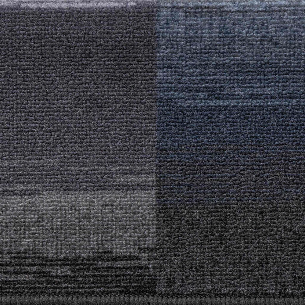 Lipnūs laiptų kilimėliai, 10vnt., juodi ir pilki, 65x21x4cm