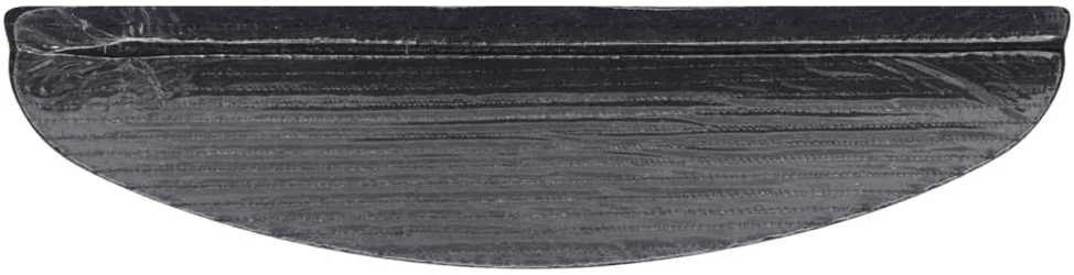 Lipnūs laiptų kilimėliai, 10vnt., juodi, 65x22,5x3,5cm