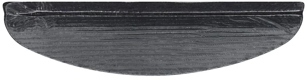 Lipnūs laiptų kilimėliai, 10vnt., juodos spalvos, 56x17x3cm