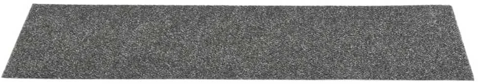 Lipnūs laiptų kilimėliai, 15vnt., antracito, 76x20cm