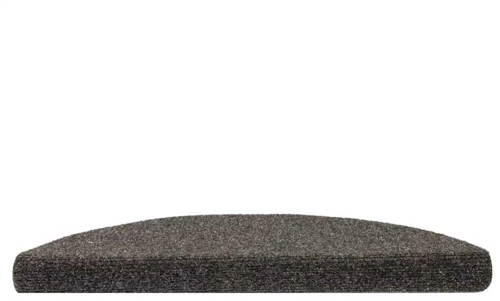 Lipnūs laiptų kilimėliai, 15vnt., antracito, 56x17x3cm