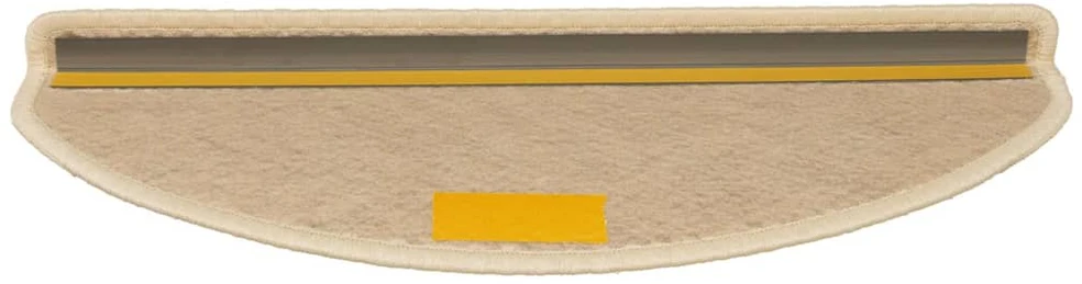 Lipnūs laiptų kilimėliai, 15vnt., berber spalvos, 65x21x4cm