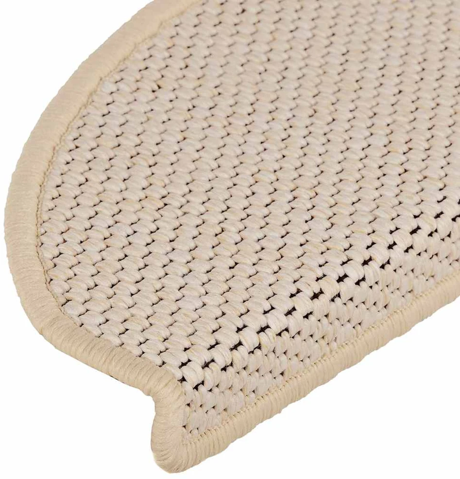 Lipnūs laiptų kilimėliai, 15vnt., berber spalvos, 65x21x4cm