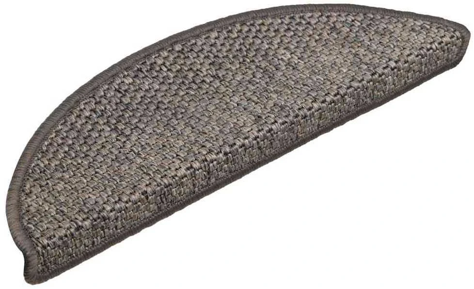 Lipnūs laiptų kilimėliai, 15vnt., rudi smėlio, 56x17x3cm