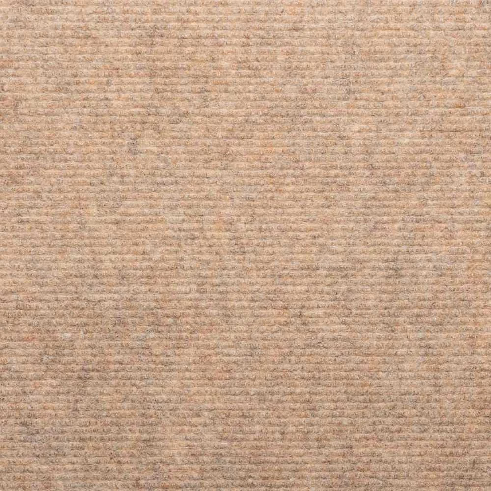 Lipnūs laiptų kilimėliai, 15vnt., smėlio spalvos, 65x24,5x3,5cm