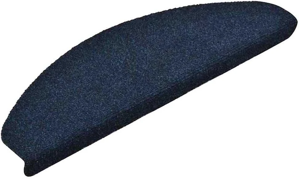 Laiptų kilimėliai, lipnūs, 20 vnt., 65x21x4 cm, tamsiai mėlyni, pusapvaliai, dideli