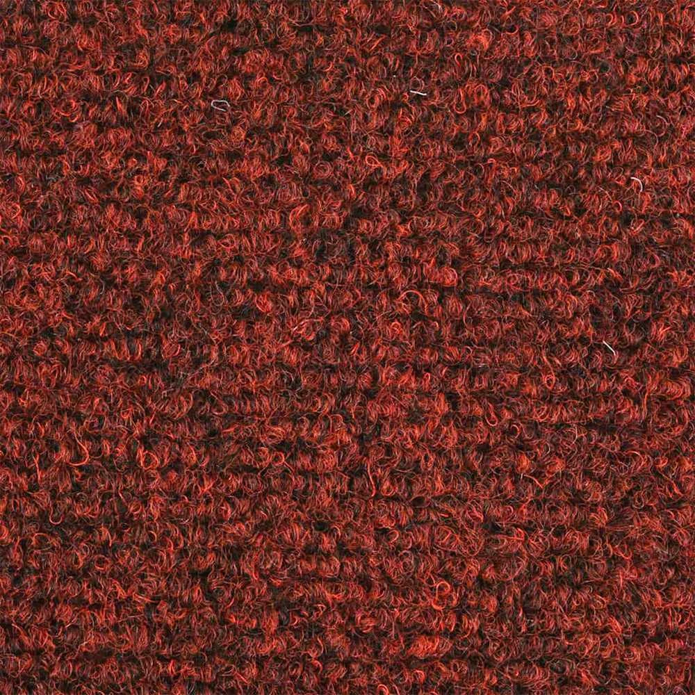 Laiptų kilimėliai, lipnūs, 20 vnt., 56x17x3 cm, bordo raudoni, pusapvaliai
