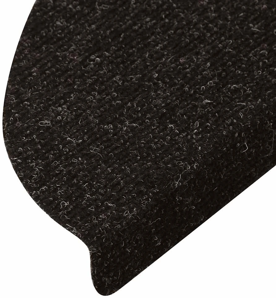 Lipnūs laiptų kilimėliai, 20vnt., antracito spalvos, 56x17x3cm