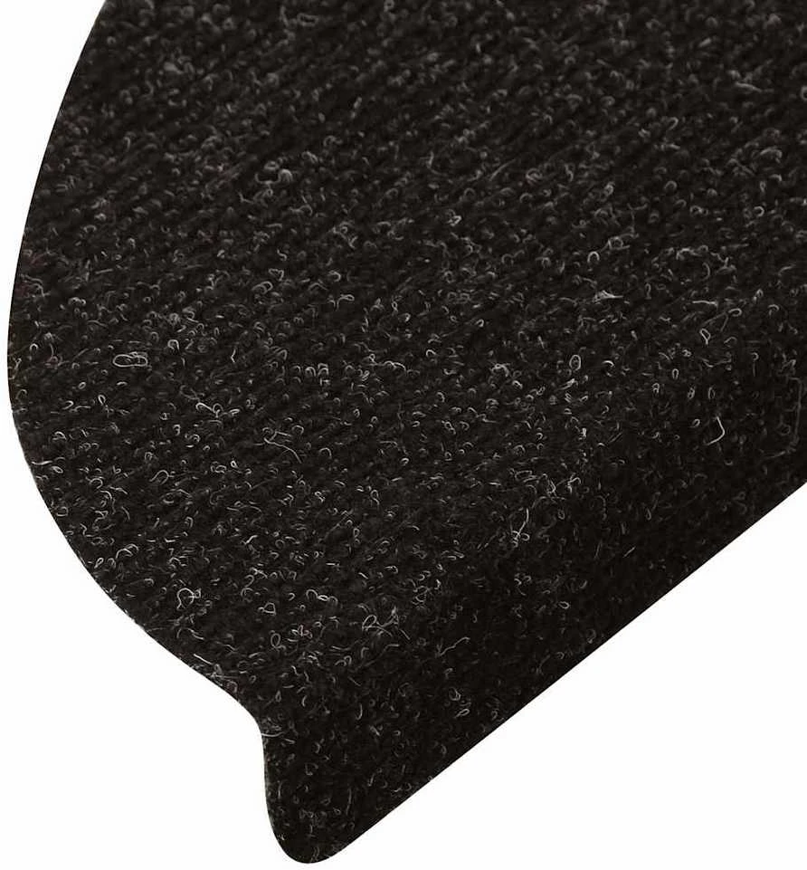 Lipnūs laiptų kilimėliai, 20vnt., antracito spalvos, 56x17x3cm