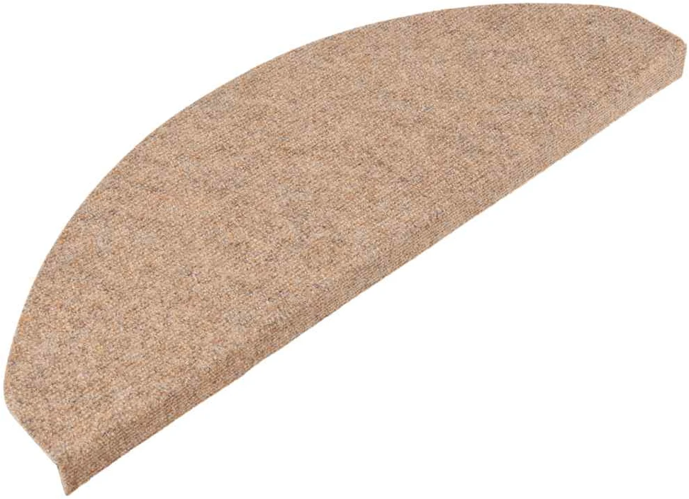 Lipnūs laiptų kilimėliai, 20vnt., smėlio, 65x22,5x3,5cm