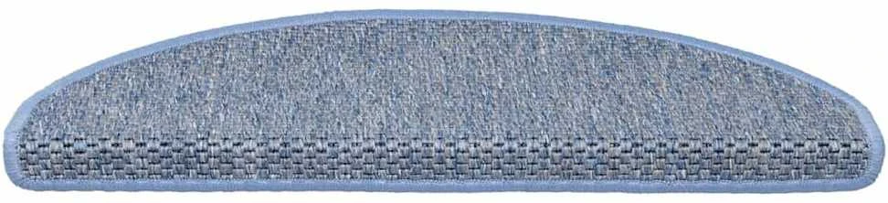 Lipnūs laiptų kilimėliai, 30vnt., mėlynos spalvos, 56x17x3cm