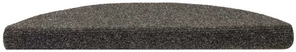 Lipnūs laiptų kilimėliai, 5vnt., antracito, 56x17x3cm