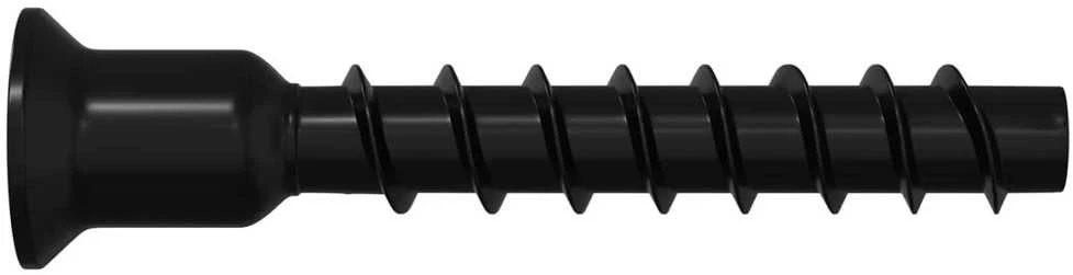 Lizdas su dangteliu varžtas 12 vnt. Juoda 7 x 40 mm Geležis
