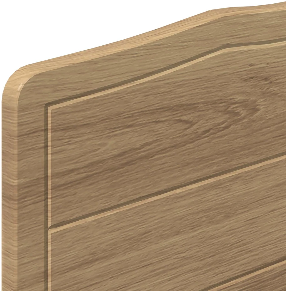 Lova Bed Frame with Storage and Headboard Artisan Oak 160 x 200 cm