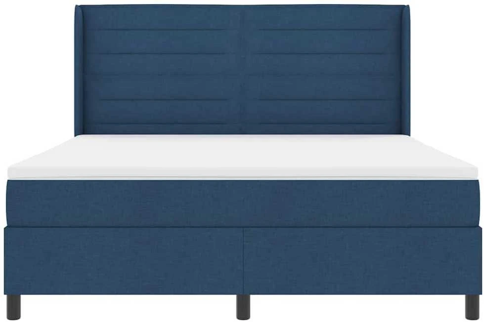 LED Čiužinio Lova su čiužiniu Mėlyna 180 x 200 cm audinys