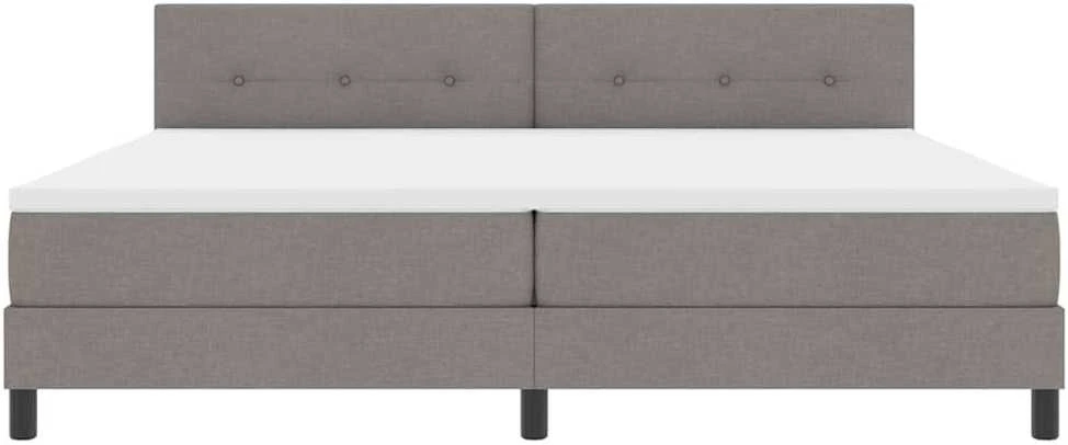 Kiemas lova su LED juostelėmis Tortora 200 x 200 cm audinys
